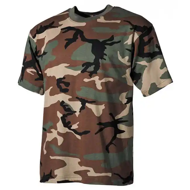 Kup Teď MFH maskáčové tričko vzor woodland, 160g/m2