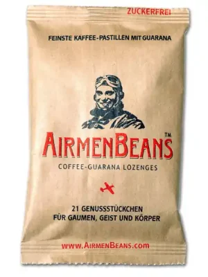 AirmenBeans pastilky Coffee-Guarana, 21ks Sleva