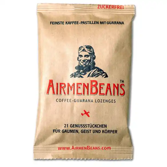 AirmenBeans pastilky Coffee-Guarana, 21ks Sleva