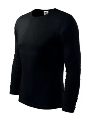 Malfini Fit-T tričko s dlouhým rukávem, černé, 160g / m2 Levný