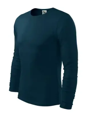 Malfini Fit-T tričko s dlouhým rukávem, tmavě modré, 160g / m2 Horká Nabídka