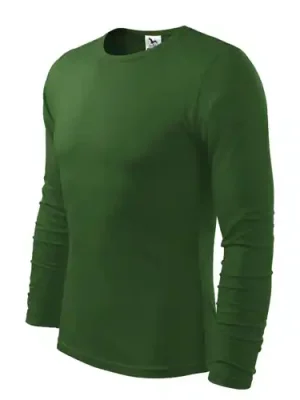 Malfini Fit-T tričko s dlouhým rukávem, zelené, 160g / m2 Must-Have
