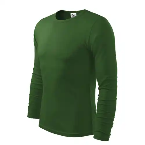 Malfini Fit-T tričko s dlouhým rukávem, zelené, 160g / m2 Must-Have