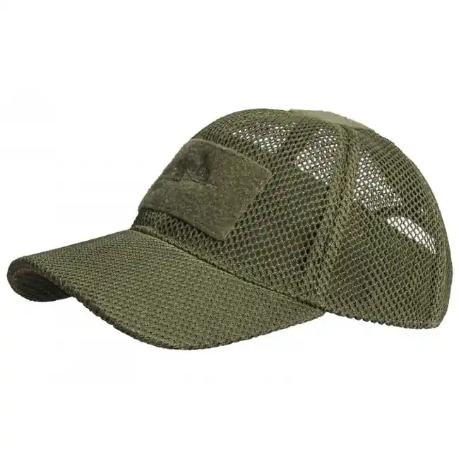 Značkový Helikon Mesh taktická síťová kšiltovka, olivová