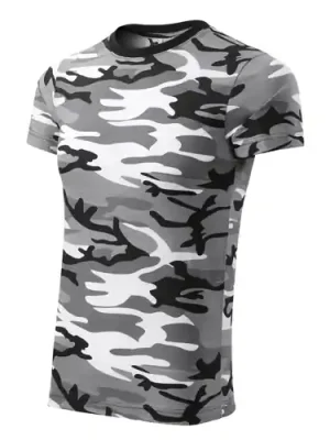 Top Prodej Malfini Camouflage krátké tričko, gray, 160g/m2