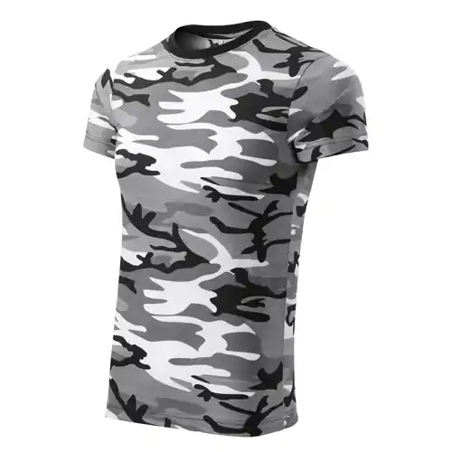 Top Prodej Malfini Camouflage krátké tričko, gray, 160g/m2