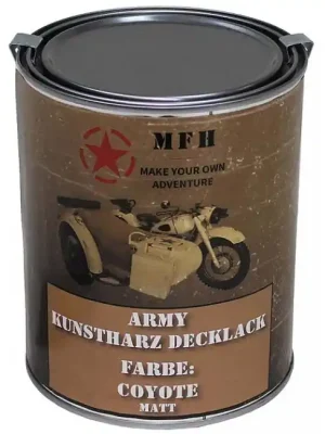 Cenová Bomba MFH army barva coyote matná, 1 litr