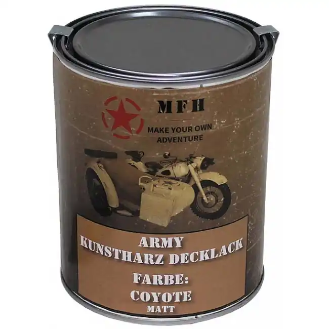 Cenová Bomba MFH army barva coyote matná, 1 litr