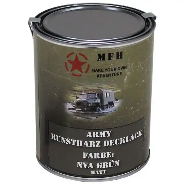 Nízká Cena MFH army barva, NVA zelená matná, 1 litr