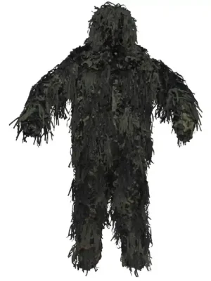Cenově Výhodný MFH Ghillie Jackal maskovací komplet, woodland