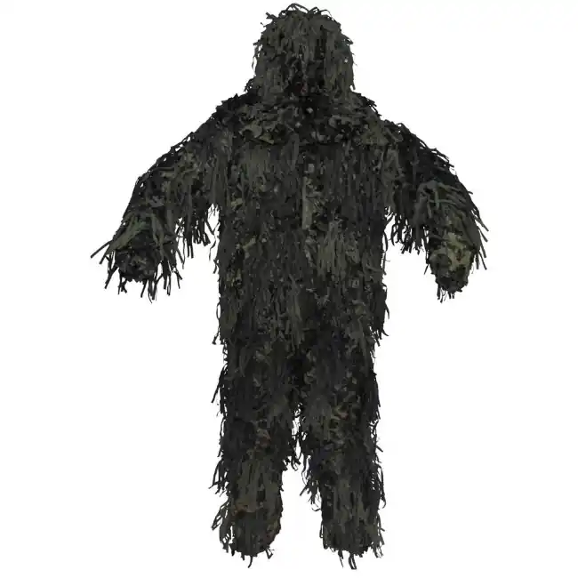 Cenově Výhodný MFH Ghillie Jackal maskovací komplet, woodland