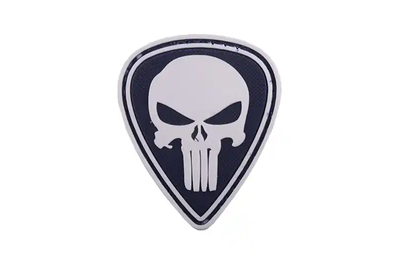 WARAGOD Tactical nášivka Punisher, černo-bílá, 5 x 4cm Ihned K Objednání