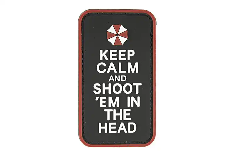 WARAGOD Tactical nášivka Keep Calm, čierna, 5 x 9cm Cenová Bomba