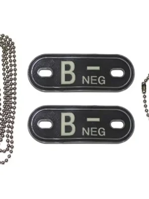 MFH Dog-Tags psí štítky B NEG, 3D PVC, černé Kup Teď