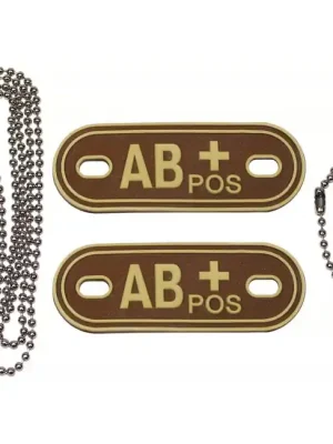 Speciální Cena MFH Dog-Tags psí štítky AB POS, 3D PVC