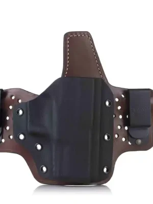 Akce Falco komfortní kydexové Hybrid IWB pouzdro pro skryté nošení Glock 19, hnědé pravé