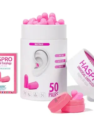 Nejlepší Volba HASPRO TUBE50 špunty do uší, růžové
