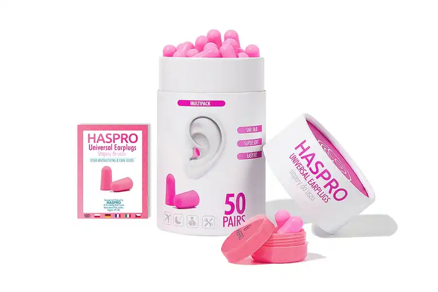 Nejlepší Volba HASPRO TUBE50 špunty do uší, růžové