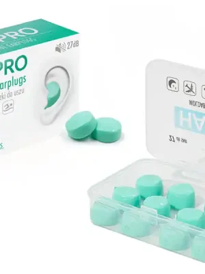 HASPRO 6P silikonové špunty do uší, mentolové Akční Nabídka
