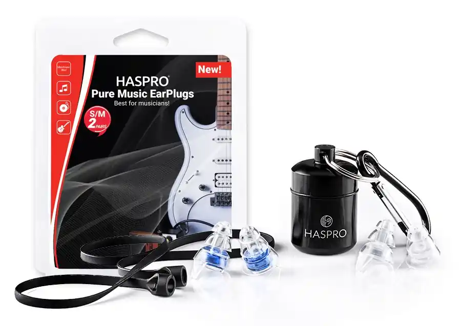 HASPRO Pure music špunty do uší, modré Poslední Šance
