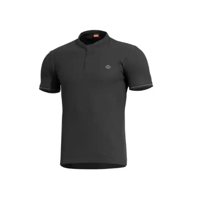 Top Prodej Pentagon Levantes Henley Stripes triko, černé