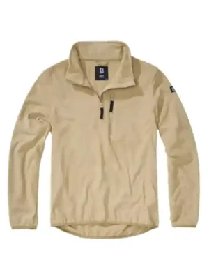 Brandit fleecová bunda Fleece Troyer, camel Akce