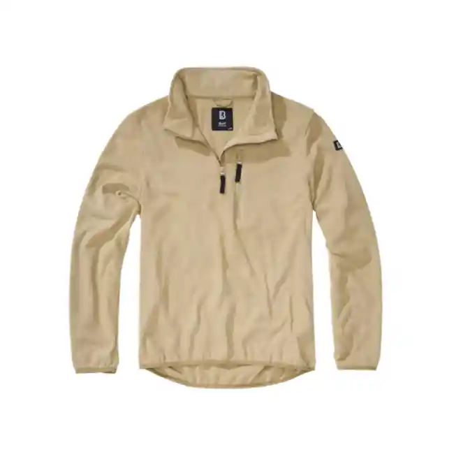 Brandit fleecová bunda Fleece Troyer, camel Akce