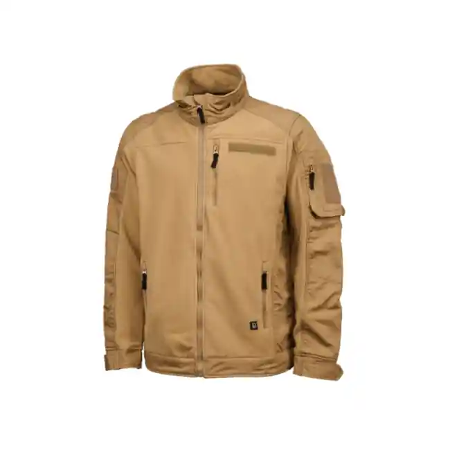 Brandit fleecová bunda Fleecejacket Ripstop camel Nízká Cena