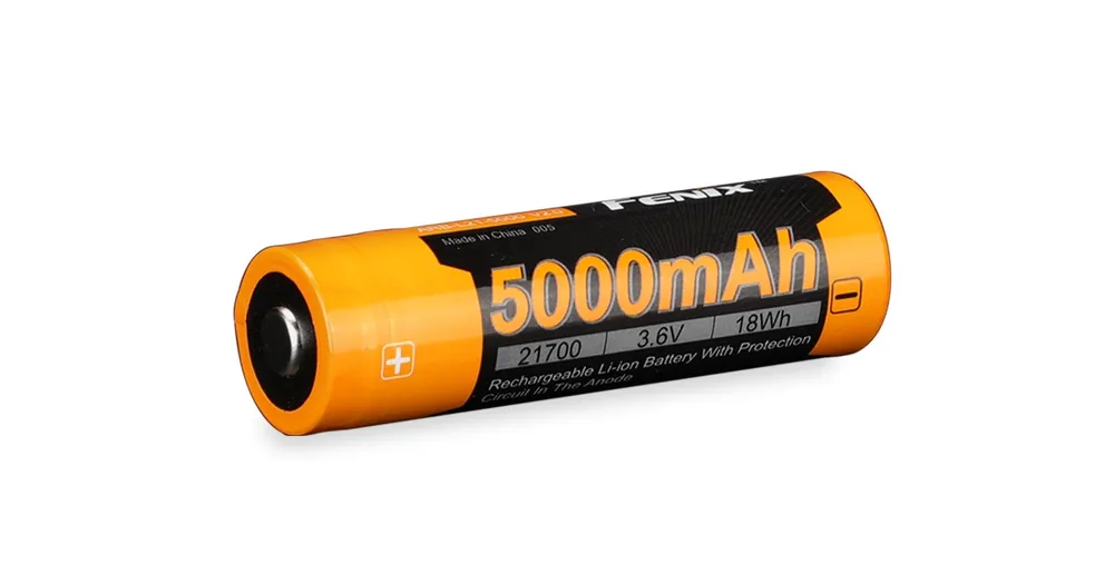 Expresní Doručení Dobíjecí baterie Fenix 21700 5000 mAh (Li-Ion)