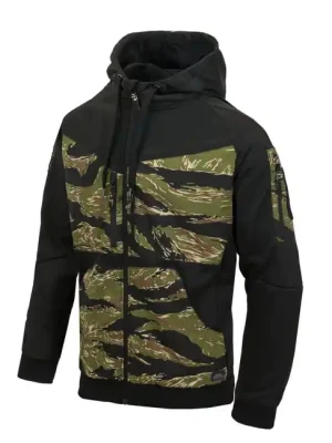 Helikon - Tex bunda ROGUE HOODIE, BLACK/TIGER STRIPE Rychlé Dodání