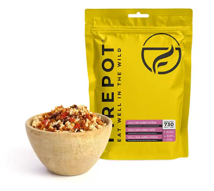 Firepot Chilli non carne s rýží, 135g Nejlepší Volba