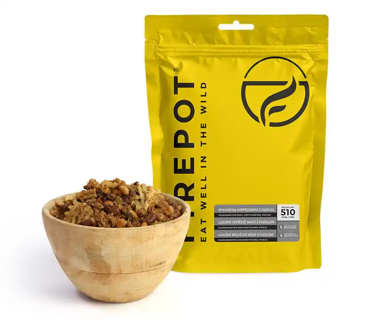 Firepot Luxusní vepřové maso s fazolemi, 135g Must-Have