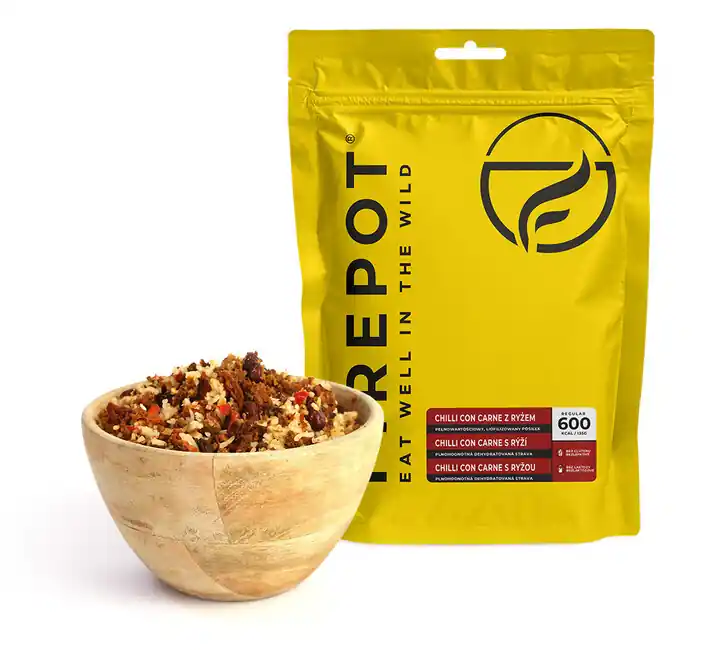 Časově Omezené Firepot Chilli con carne s rýží, 135g