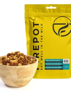 Firepot Těstoviny orzo bolognese, 135g Poslední Šance