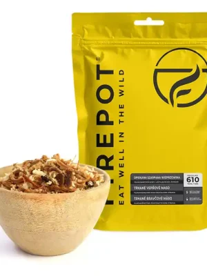 Jen Po Omezenou Doba Firepot Trhané vepřové maso, 135g