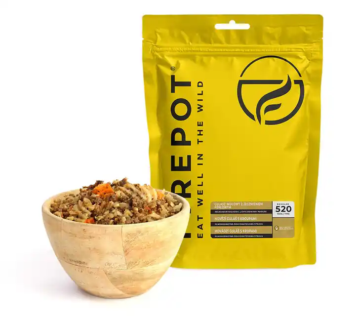 Must-Have Firepot Hovězí guláš s kroupami, 110g