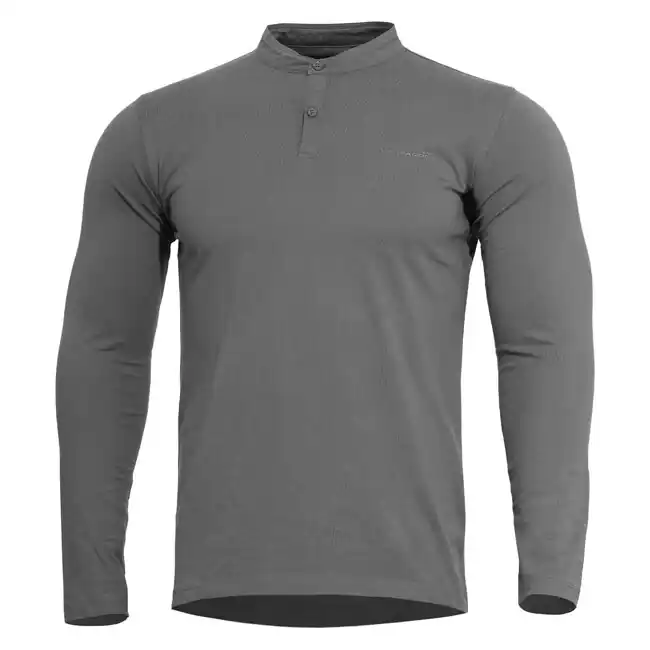 Pentagon Romeo Henley 2.0 triko s dlouhým rukávem, sivé Přímo Od Výrobce