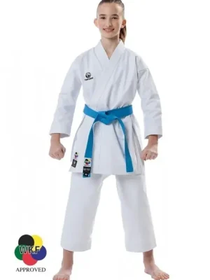Aktuální Tokaido KATA MASTER JUNIOR WKF kimono, bílé