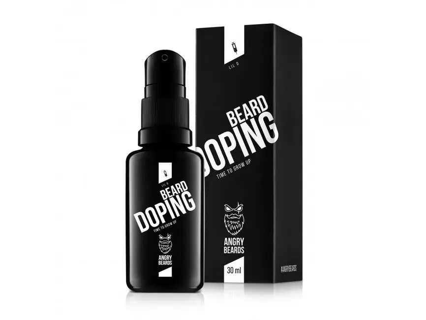 Cenový Hit ANGRY BEARDS Beard doping - Přípravek na růst vousů 30 ml