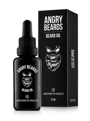 ANGRY BEARDS Olej na vousy Christopher The Traveller 30 ml Sleva