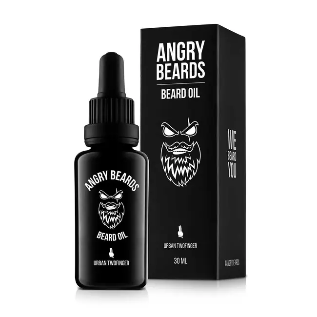 ANGRY BEARDS Olej na vousy Urban Twofinger 30 ml Expresní Doručení