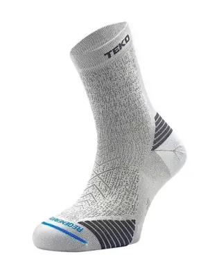 Časově Omezené TEKO Lehké běžecké ponožky eco RUN 2.0 SHORT CREW, bílé