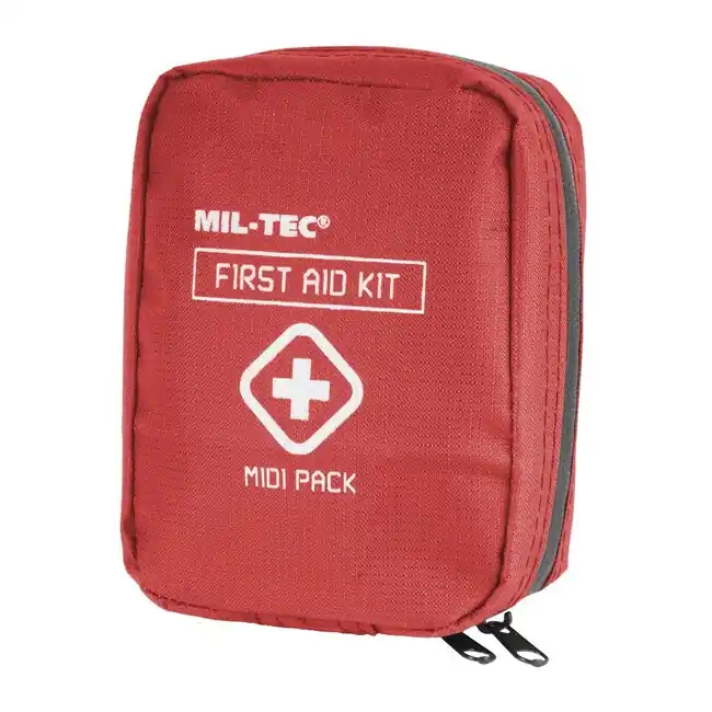 Mil-tec lékárnička First Aid Kit Midi, červená Nejprodávanější