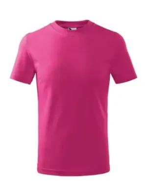 Novinka Malfini Basic dětské tričko, malinové