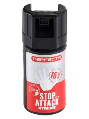 Časově Omezené Obranný sprej Perfecta CS Stop Attack Xtreme, 40 ml