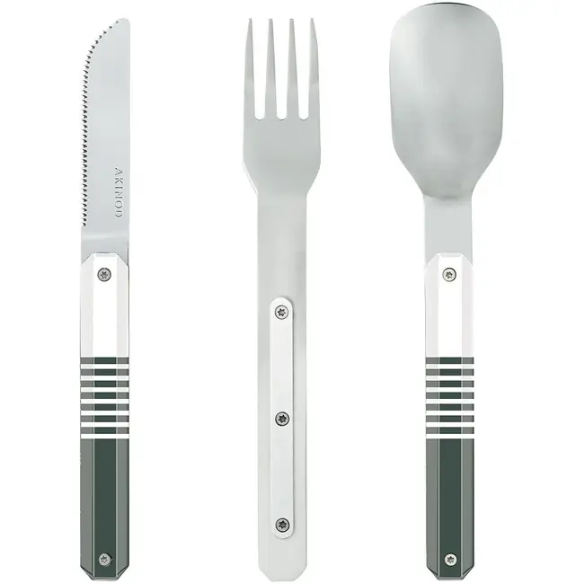 Nejprodávanější AKINOD Magnetický cestovatelský příborový set, green mariniere-mirror finish