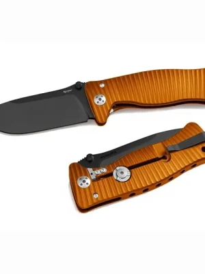 Výhodná Nabídka Lionsteel Robustní kapesní nůž s černěnou čepelí SR1A OB