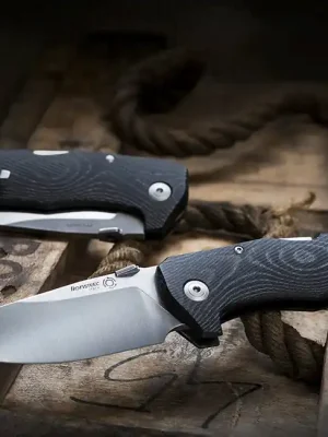 Lionsteel Velmi robustní kapesní nůž s rukojetí z micarty. TM1 MS Výprodej