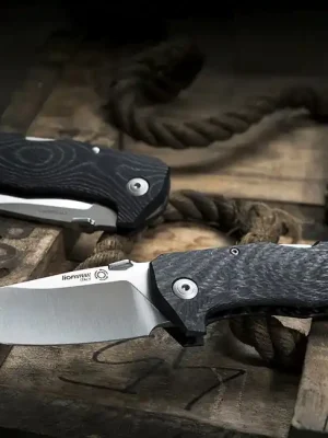 Lionsteel Velmi robustní kapesní nůž s čepelí z ocele Slepner TM1 CS Speciální Cena