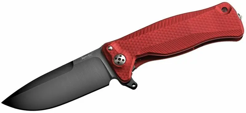 Ověřený Lionsteel Komfortní kapesní nůž s tuhým titanovým rámem SR11A RB
